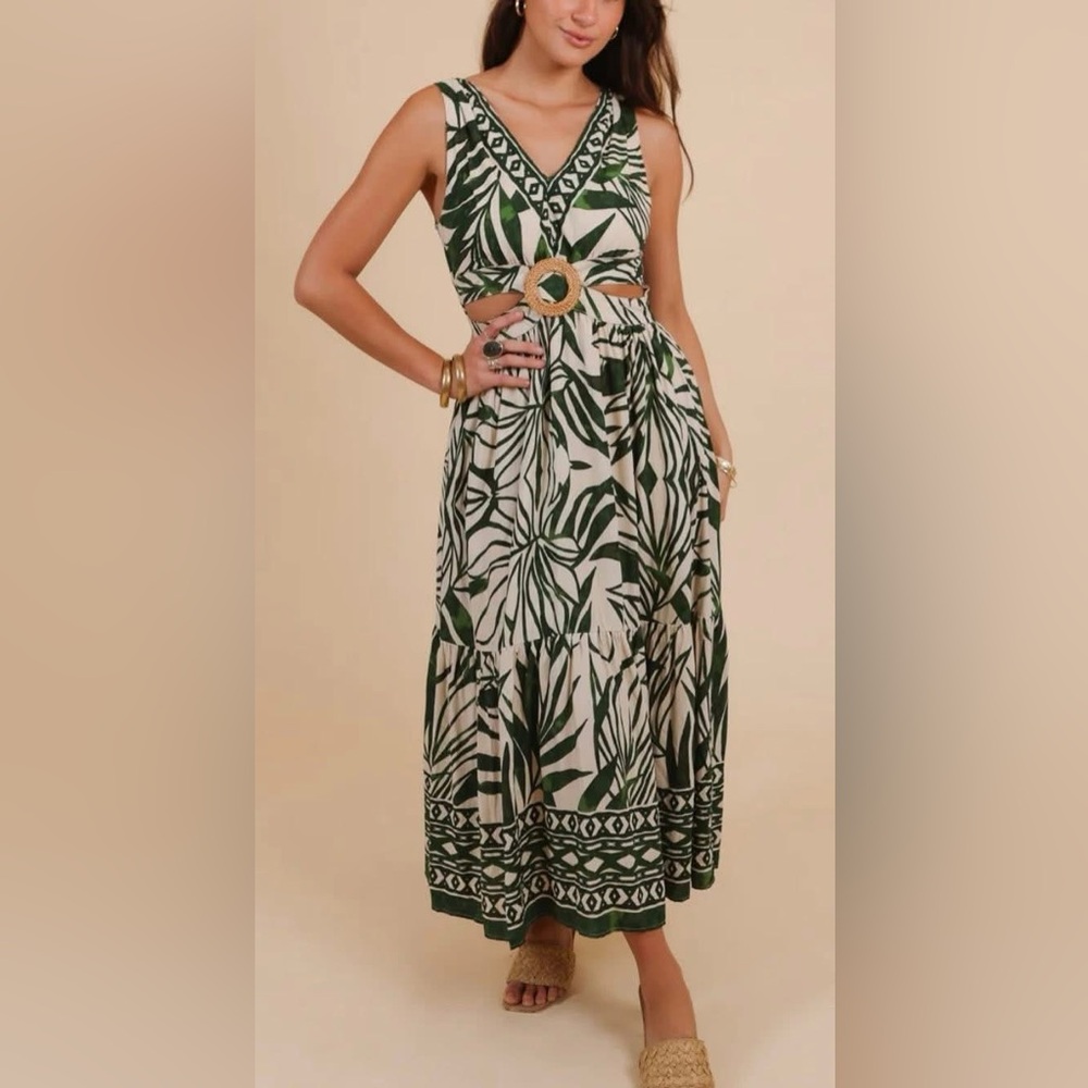 LexBreezy Green Bella Dress, Size Small, BNWT